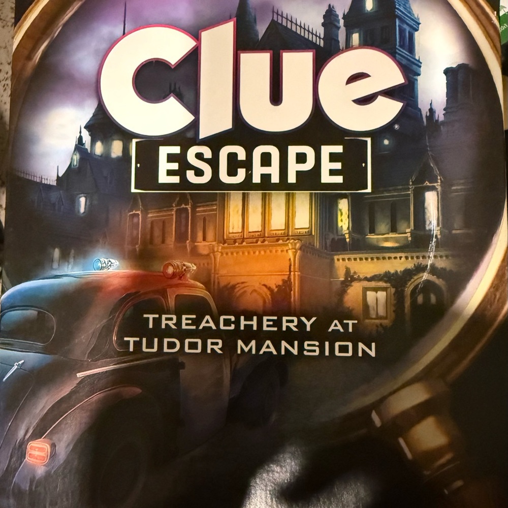Hasbro Black and White Clue Board Game